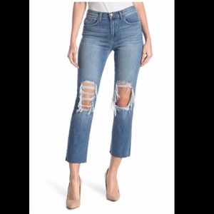 L'AGENCE Daria Crop Straight Leg Jeans(never worn)